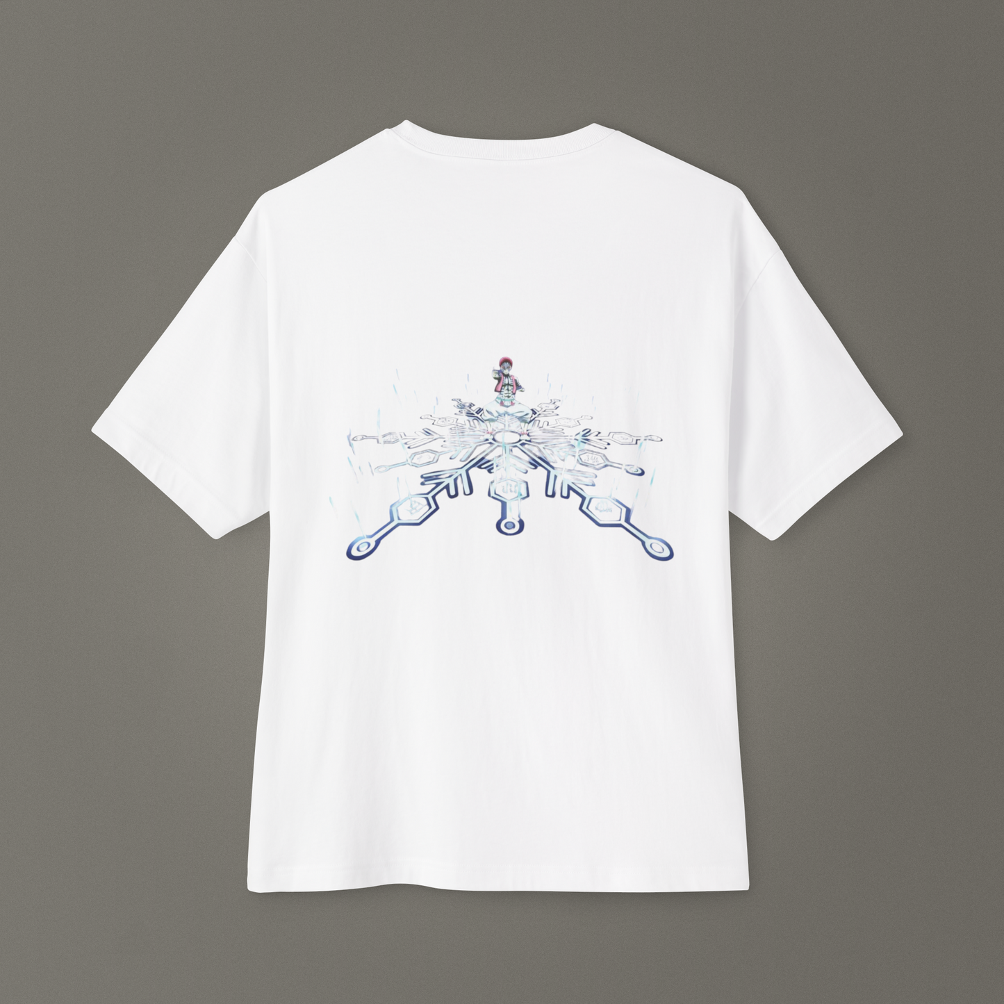 Demon Slayer Akaza Savaş Figürü Oversize - Ünisex - T-Shirt