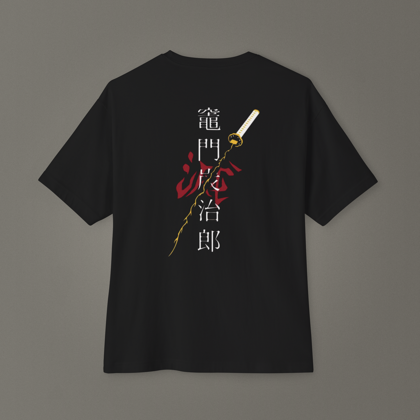 Demon Slayer Yıldırım Kılıcı Oversize - Ünisex T-Shirt