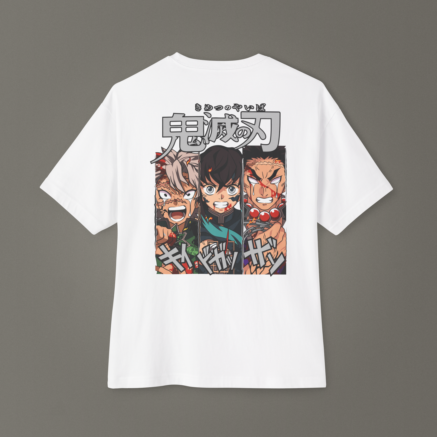 Sanemi - Muichiro - Himejima - Oversize - Ünisex T-Shirt