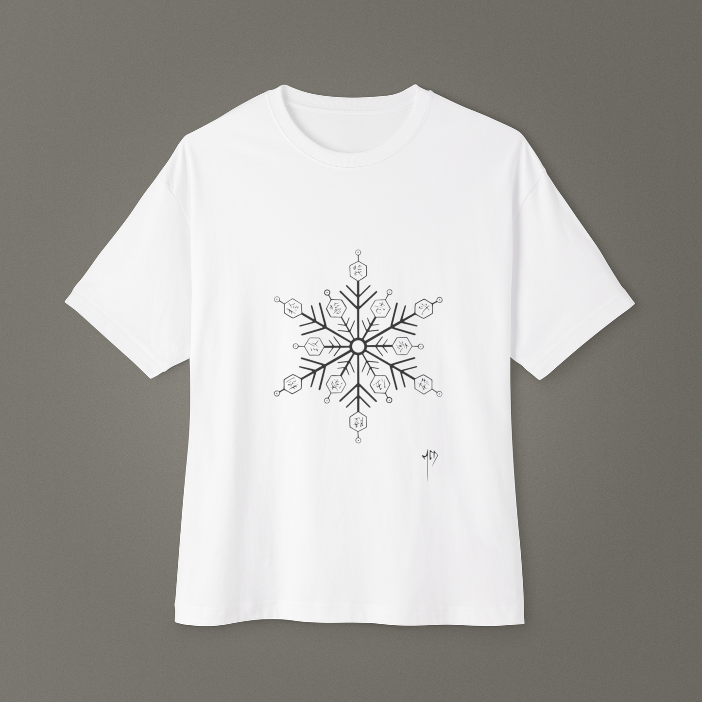 Demon Slayer Akaza Savaş Figürü Oversize - Ünisex - T-Shirt