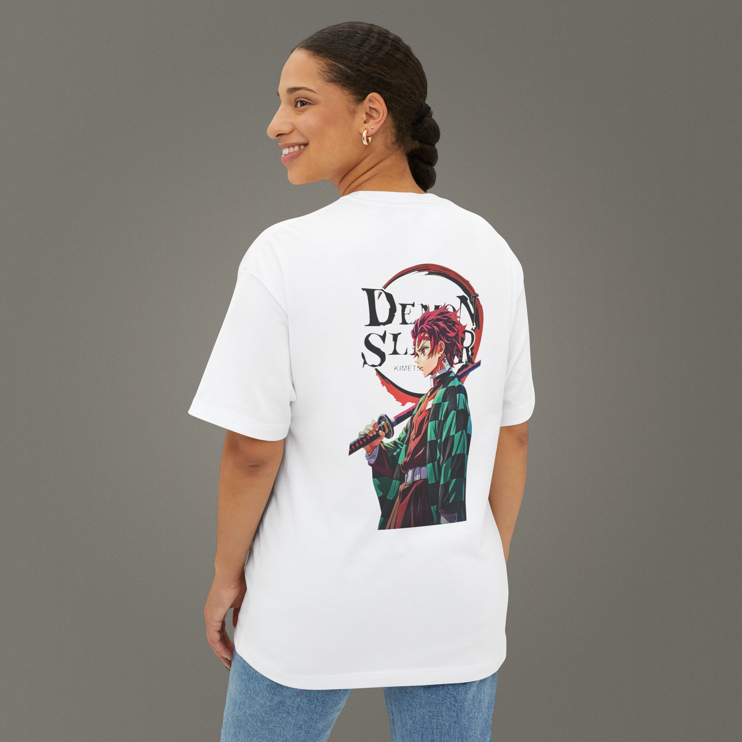 Demon Slayer Tanjiro Oversize - Ünisex - T-Shirt