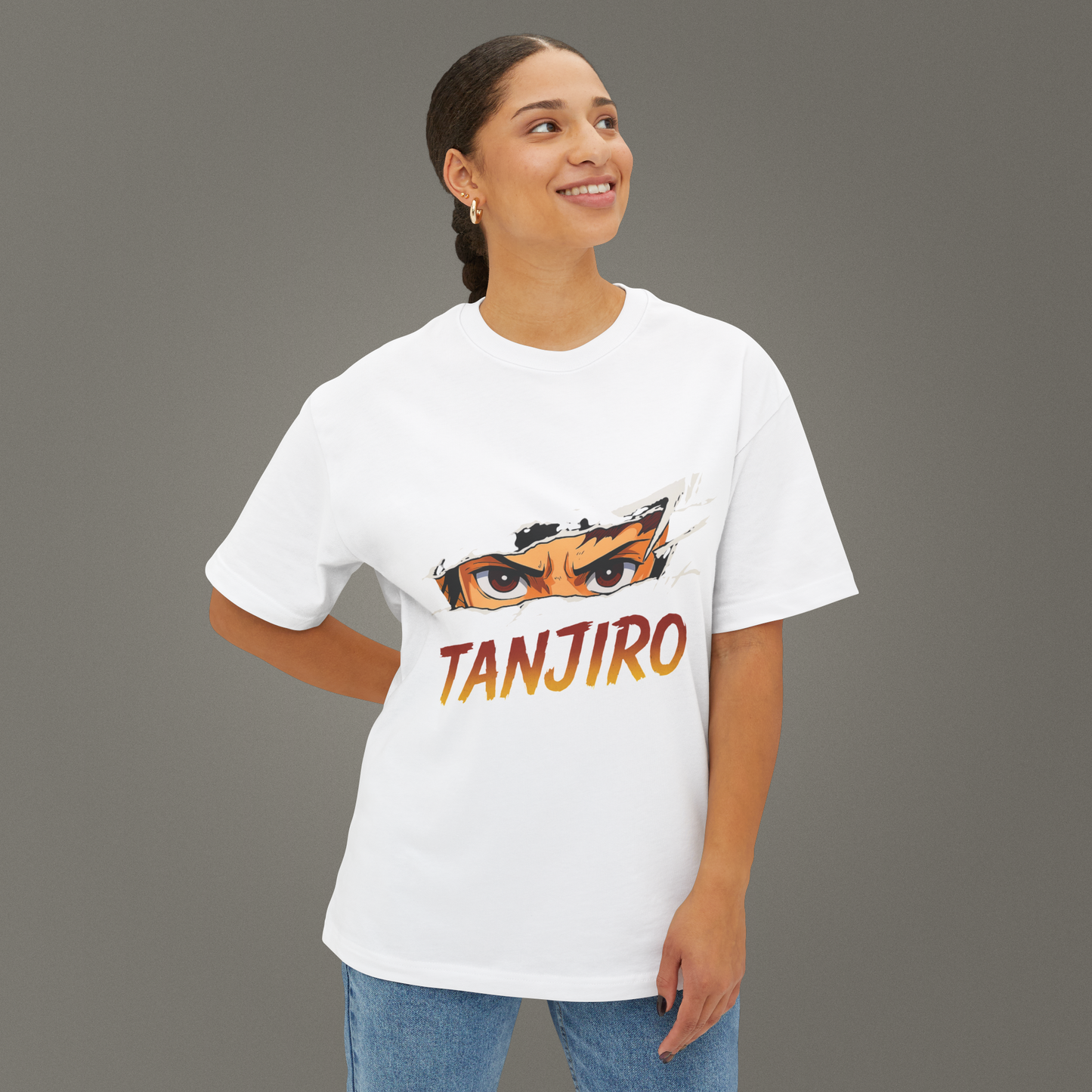 Demon Slayer Tanjiro Oversize - Ünisex - T-Shirt