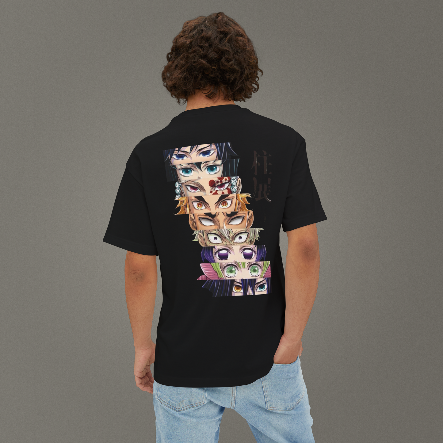 Demon Slayer - Hashiralar Anime Streetwear Oversize Ünisex T-Shirt