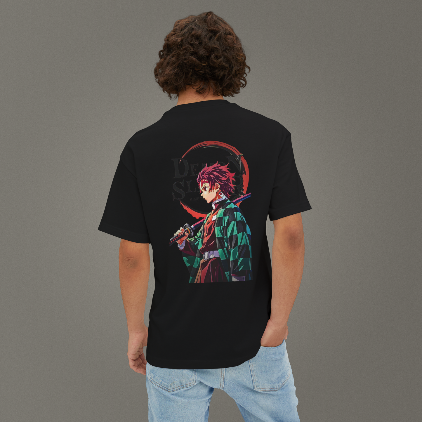 Demon Slayer Tanjiro Oversize - Ünisex - T-Shirt