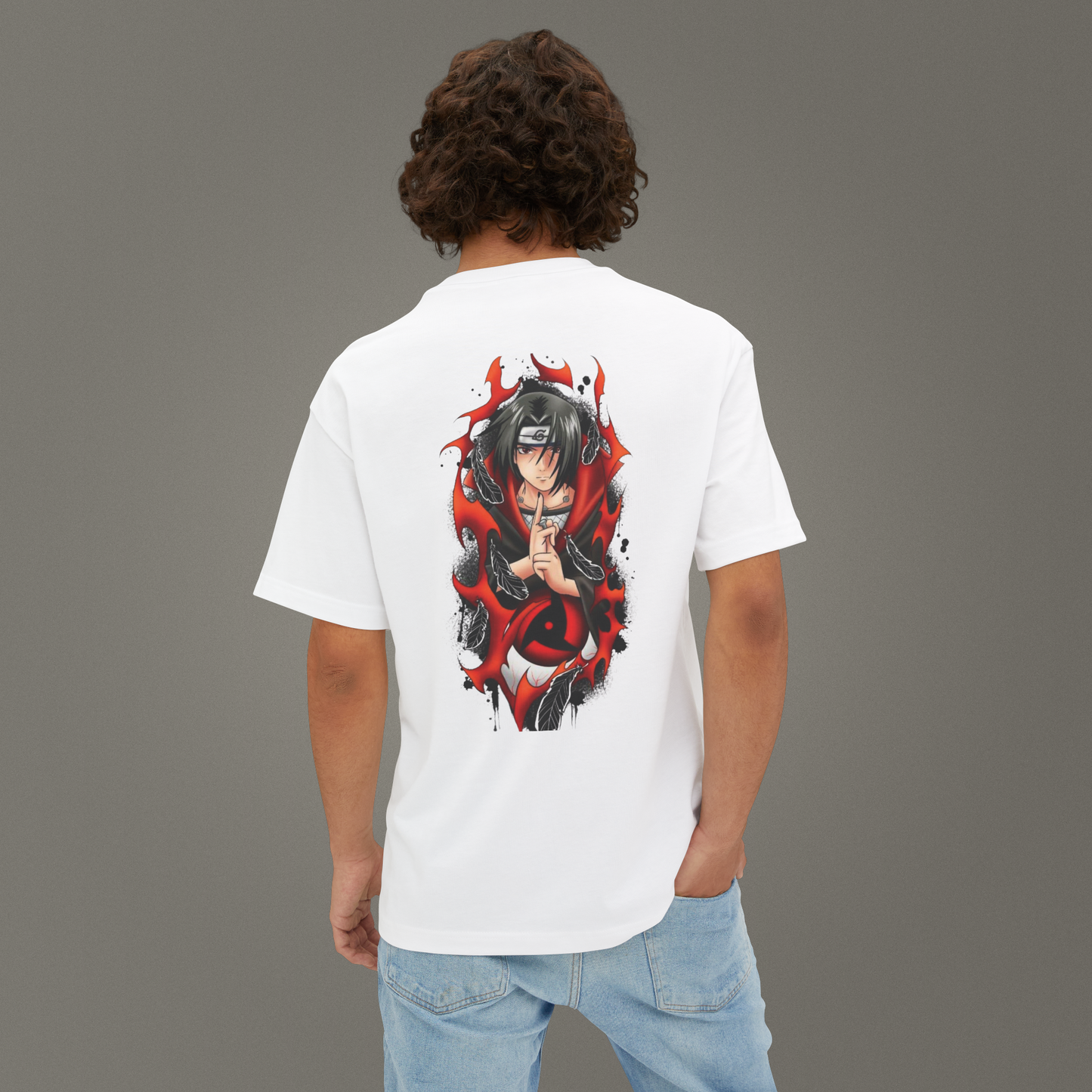 Uchiha İtachi Anime Streetwear Oversize - Ünisex