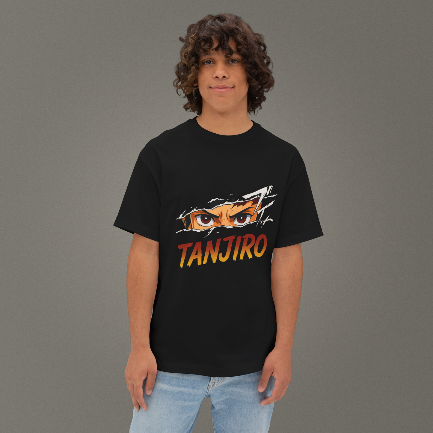 Demon Slayer Tanjiro Oversize - Ünisex - T-Shirt