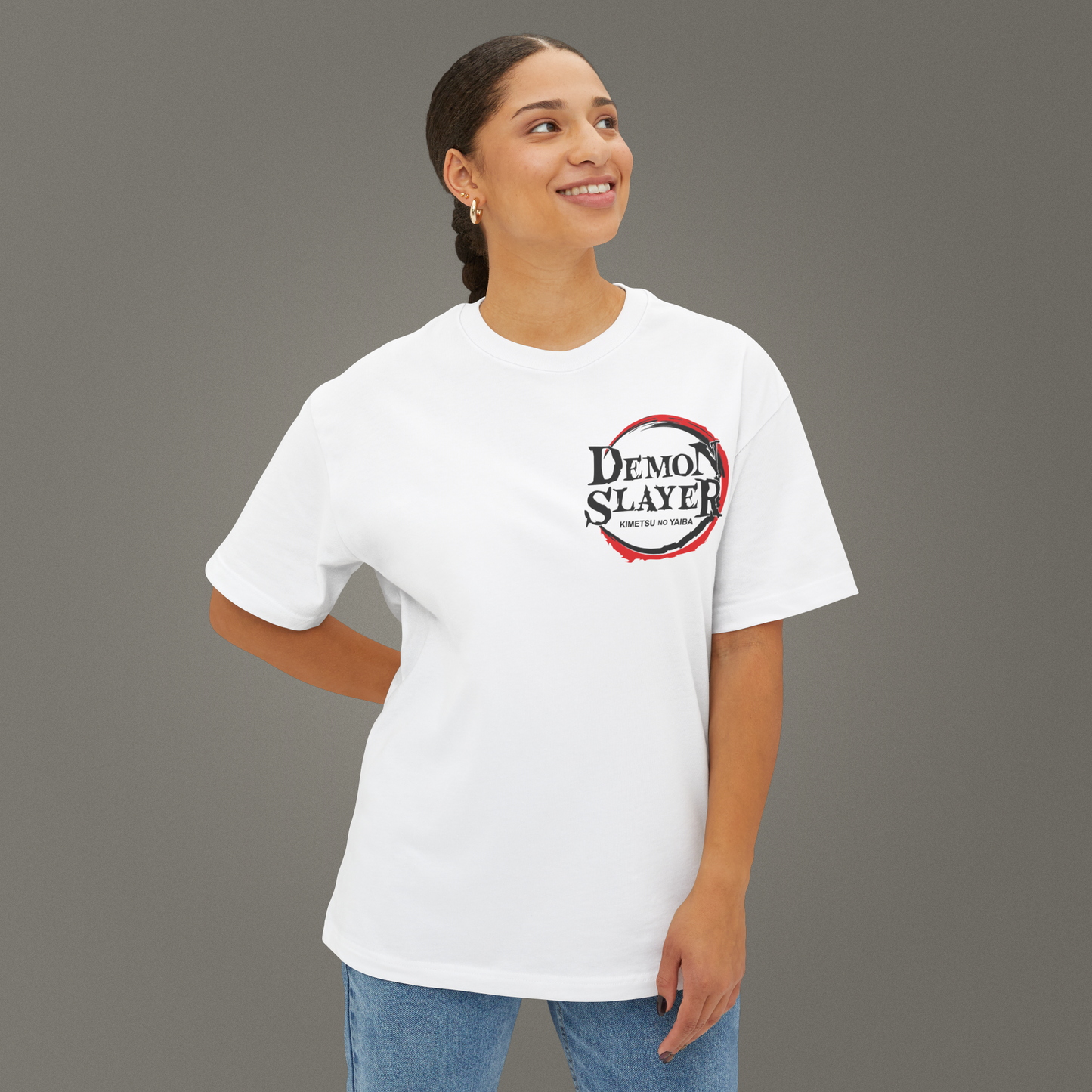 Demon Slayer - Hashiralar Anime Streetwear Oversize Ünisex T-Shirt