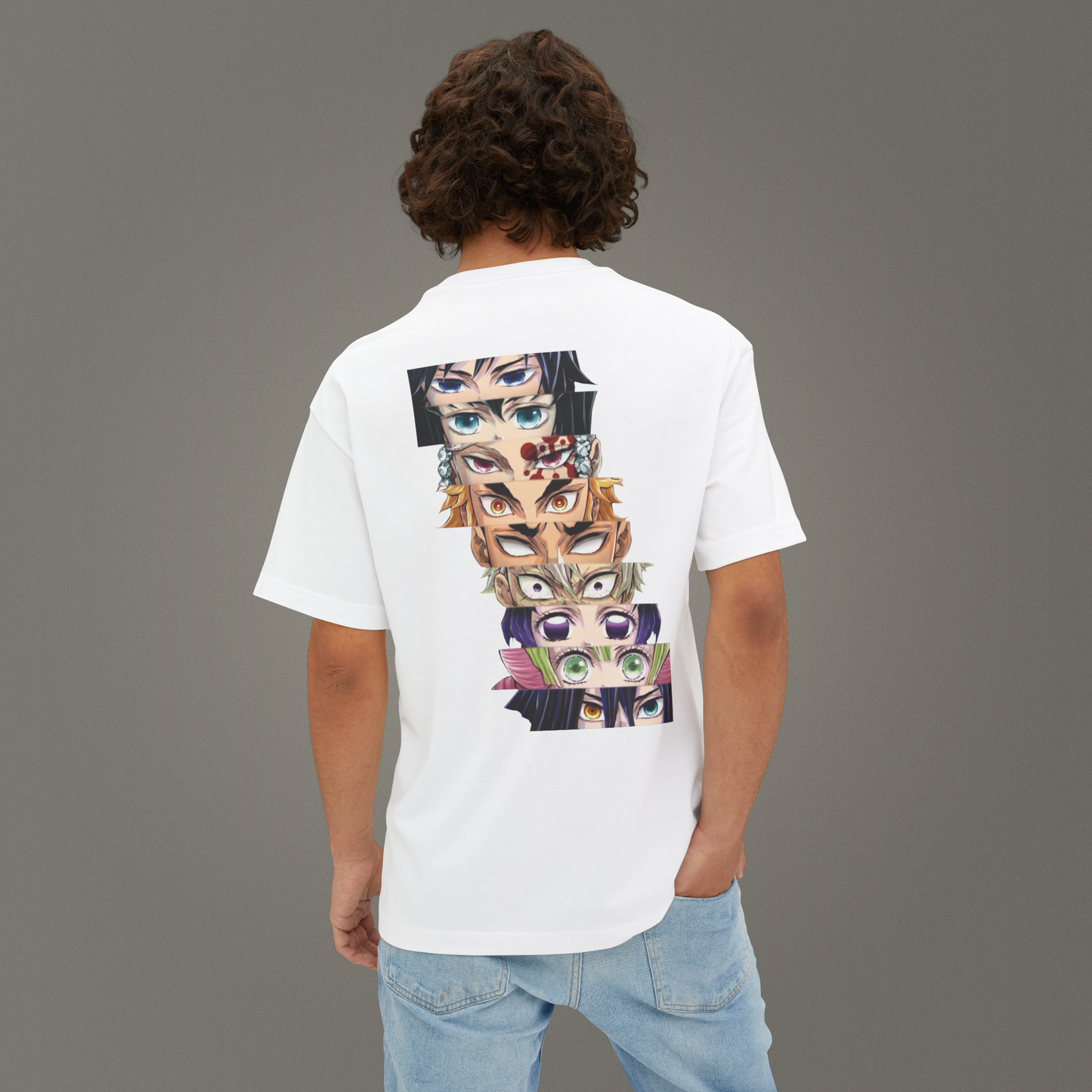 Demon Slayer - Hashiralar Anime Streetwear Oversize Ünisex T-Shirt