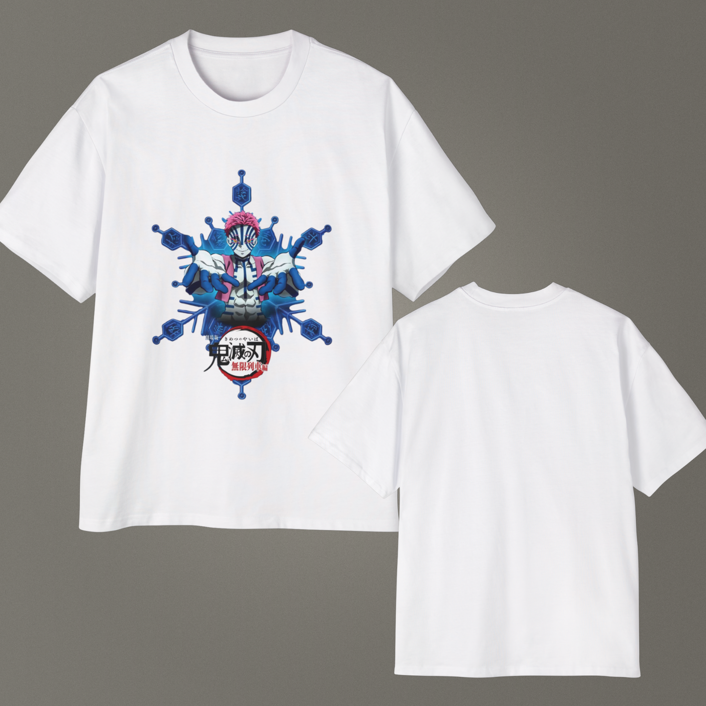 Demon Slayer Akaza Kan Tekniği Oversize Ünisex T-Shirt