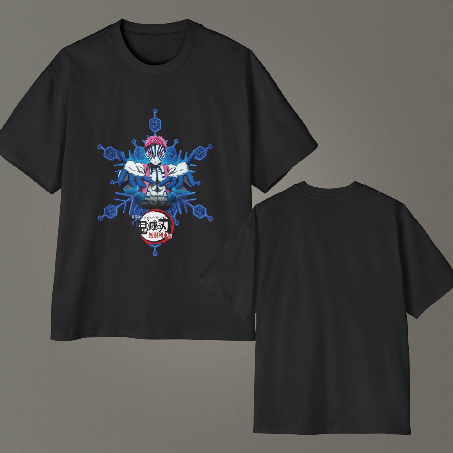 Demon Slayer Akaza Kan Tekniği Oversize Ünisex T-Shirt