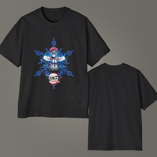 Demon Slayer Akaza Kan Tekniği Oversize Ünisex T-Shirt