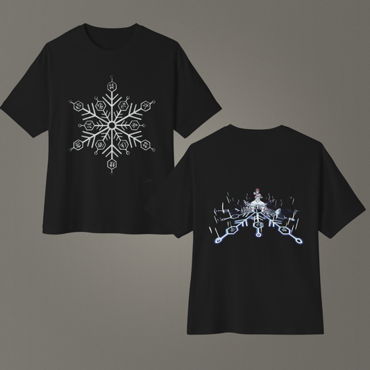 Demon Slayer Akaza Savaş Figürü Oversize - Ünisex - T-Shirt