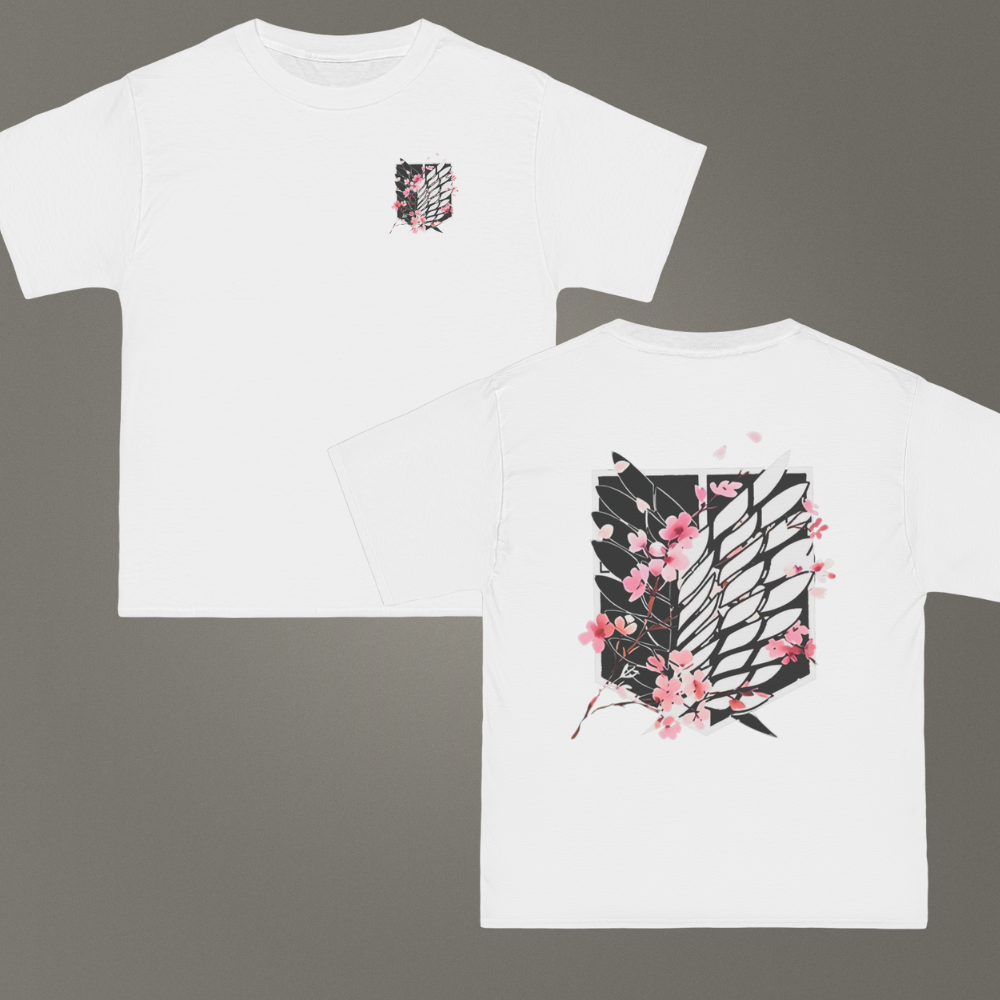 Attack On Titan - Titan Kanatları Oversize - Unisex T-Shirt