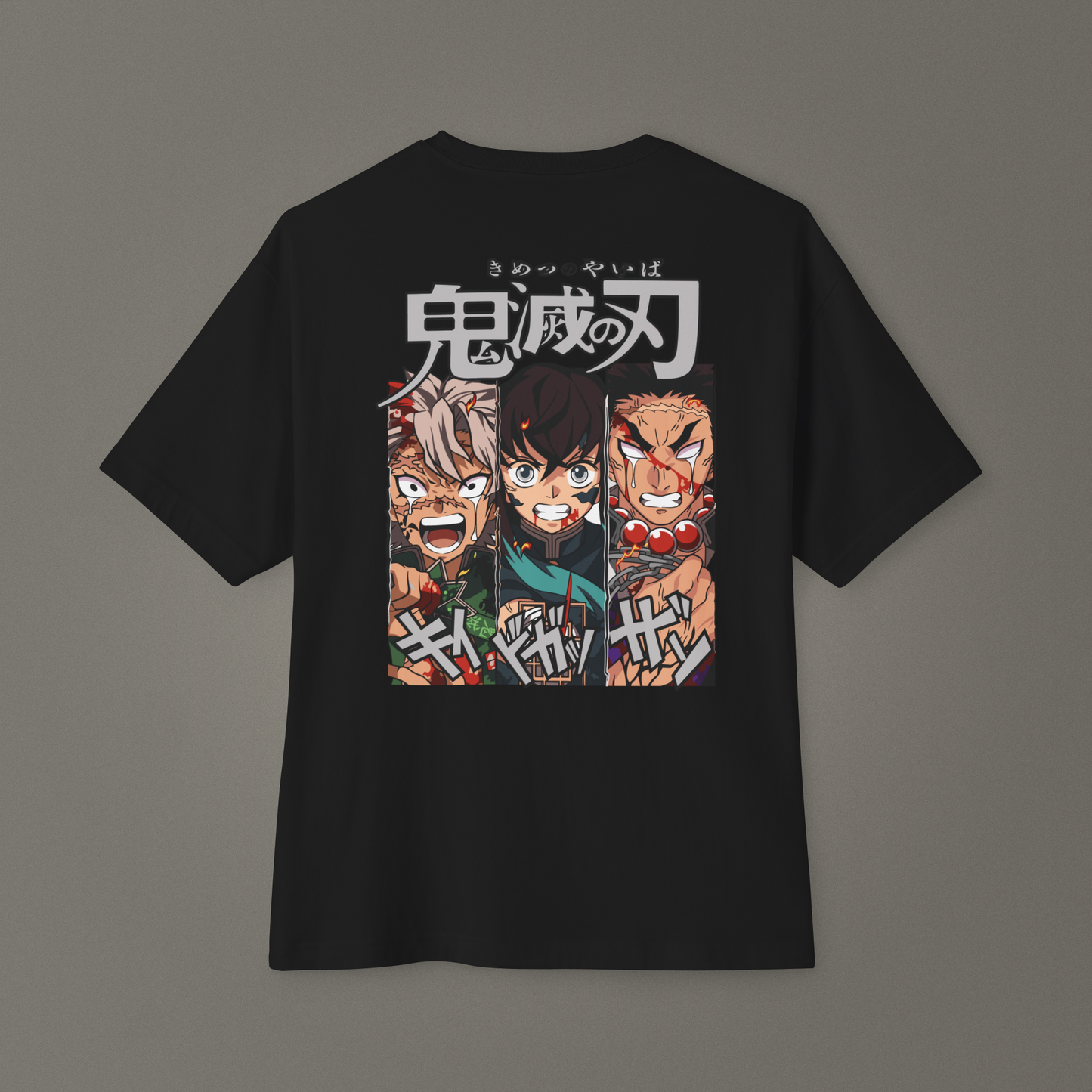 Sanemi - Muichiro - Himejima - Oversize - Ünisex T-Shirt