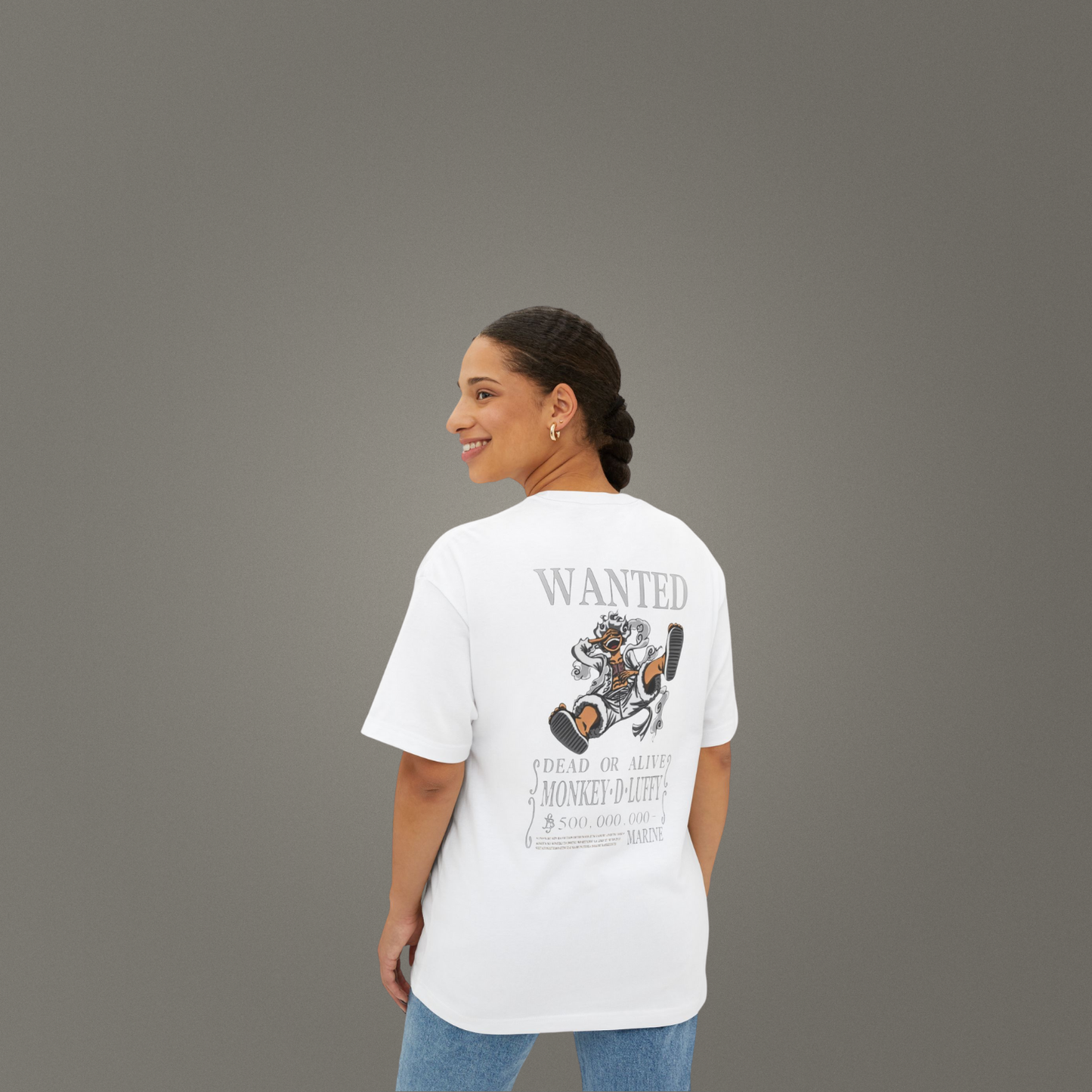 One Piece Gear Five Aranıyor - Oversize - Ünisex - T-Shirt