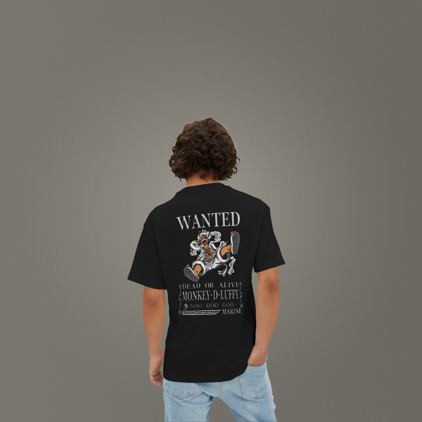 One Piece Gear Five Aranıyor - Oversize - Ünisex - T-Shirt