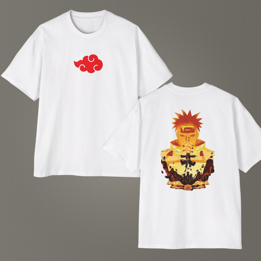 Naruto Pain Shinra Tensei Anime Oversize Unisex Tshirt