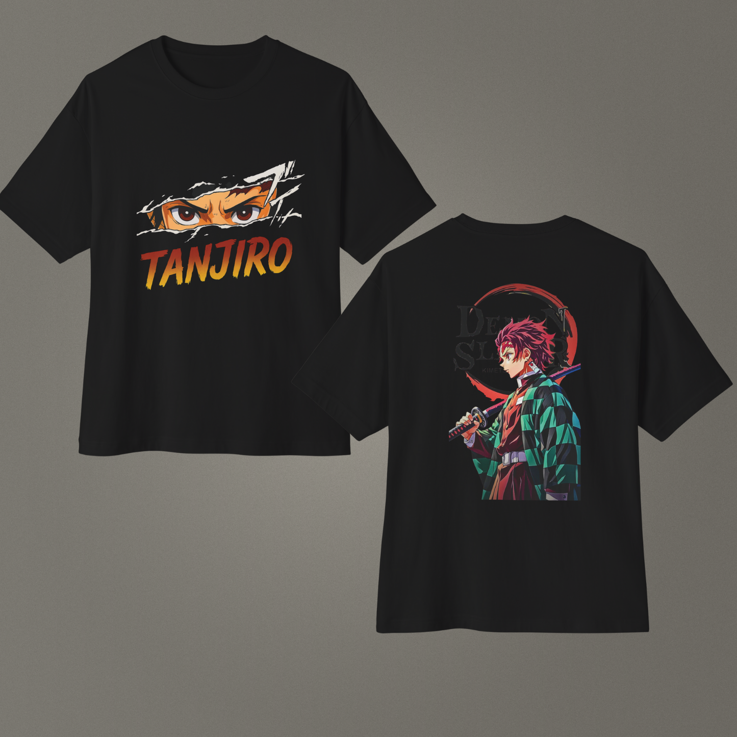 Demon Slayer Tanjiro Oversize - Ünisex - T-Shirt