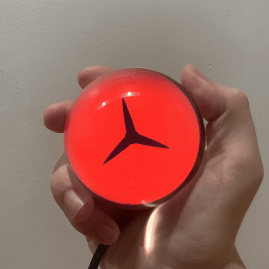 Sharingan Ball - Özelleştirilebilir Videolu Cam Topu