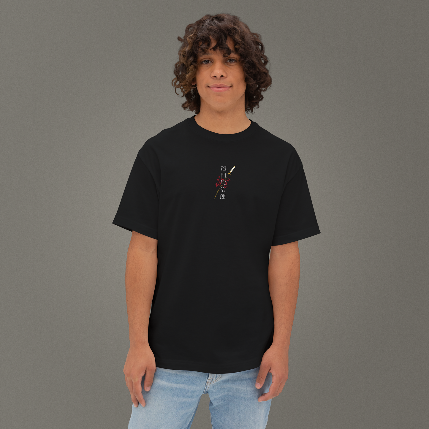 Demon Slayer Yıldırım Kılıcı Oversize - Ünisex T-Shirt