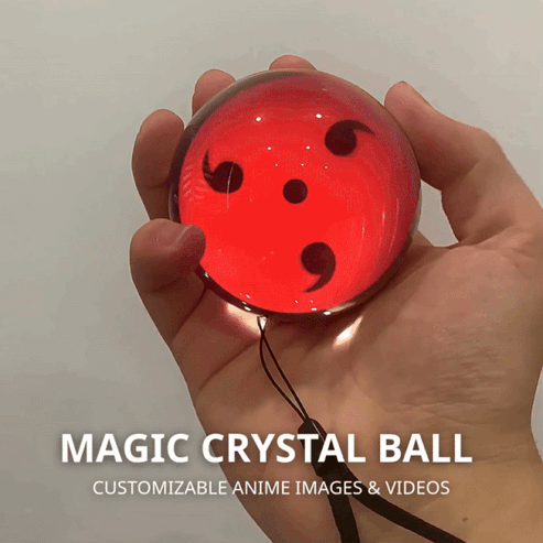 Sharingan Ball - Özelleştirilebilir Videolu Cam Topu