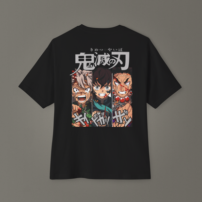 Sanemi - Muichiro - Himejima - Oversize - Ünisex T-Shirt